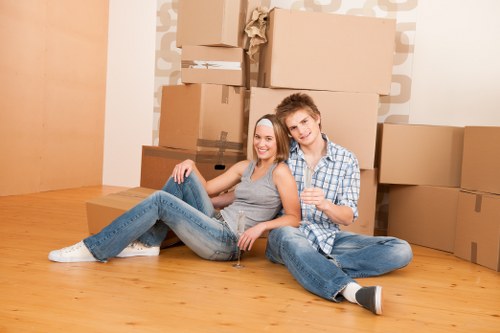 Removal Van Pimlico team preparing a safe house move