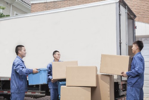 Sturdy moving boxes and packing supplies arranged for a Pimlico relocation