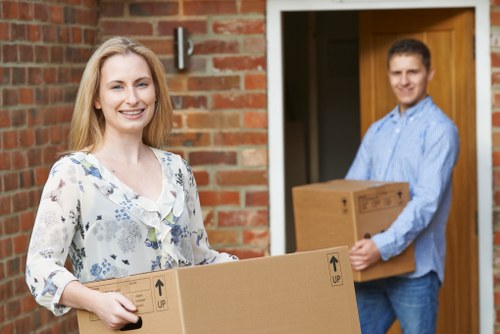 Moving service helping with residential removals in Pimlico