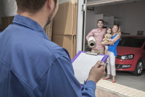 A small flat move using a van load rate in Pimlico