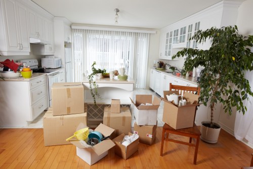 Careful packing for removals in Pimlico with labeled boxes