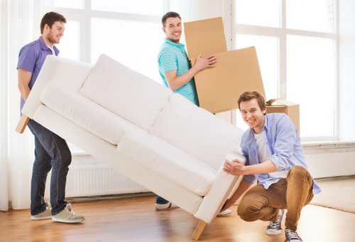 Planning checklist and packing supplies for a Pimlico house move