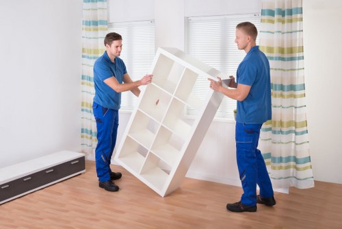 Packed removal van service in Pimlico ready for a local move