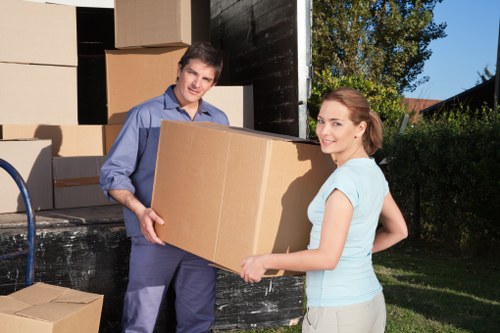 Small moving van for Pimlico house relocation